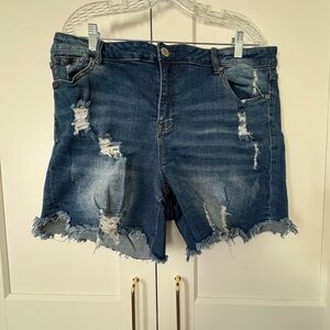 Eloquii Denim Shorts